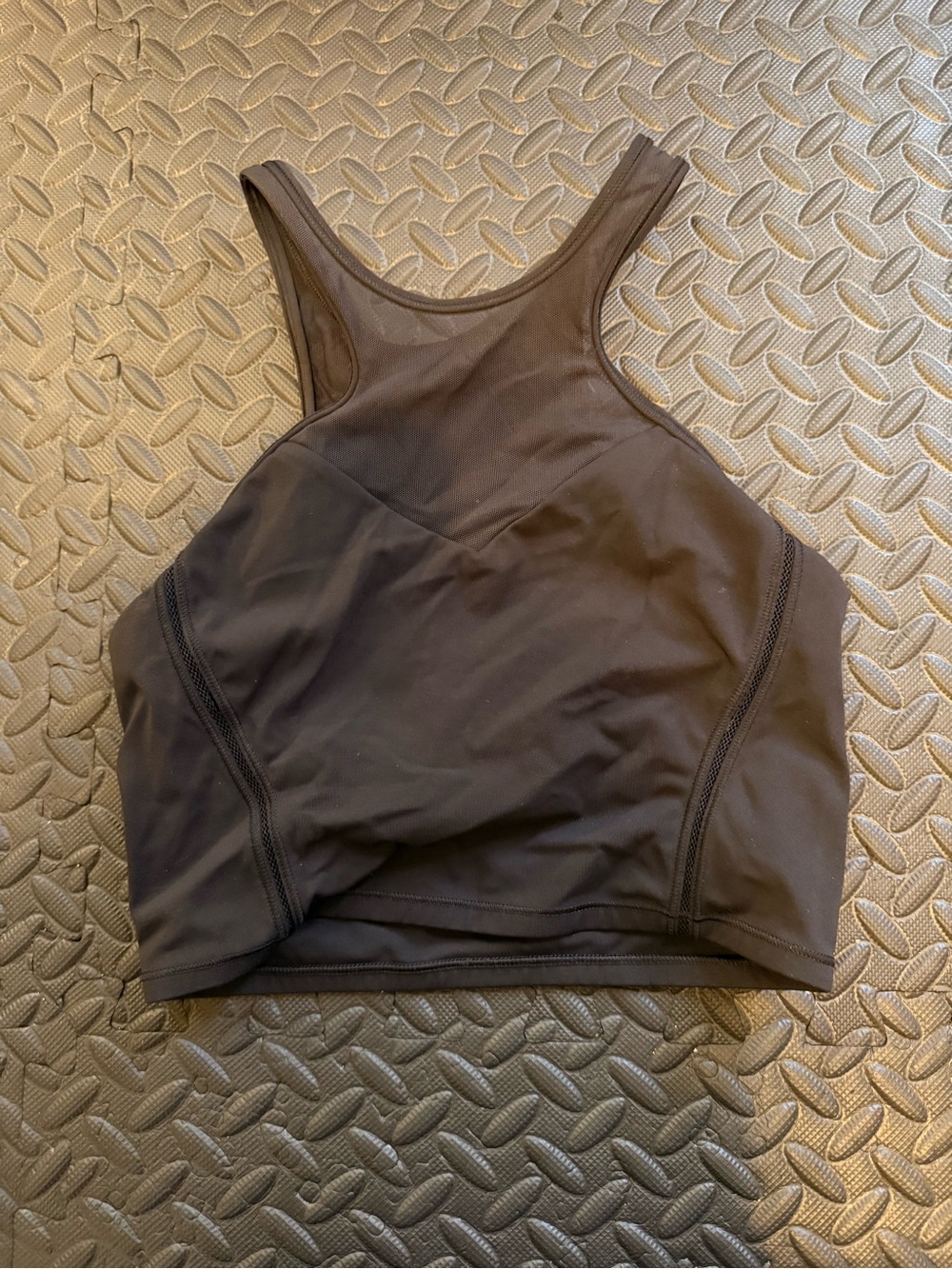 Lululemon High-Neck mesh Women's Sports Bralette - Black
